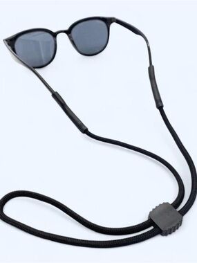 1 Black Sunglasses Strap Adjustable Eyewear Eyeglass Holder Lanyard Accessory